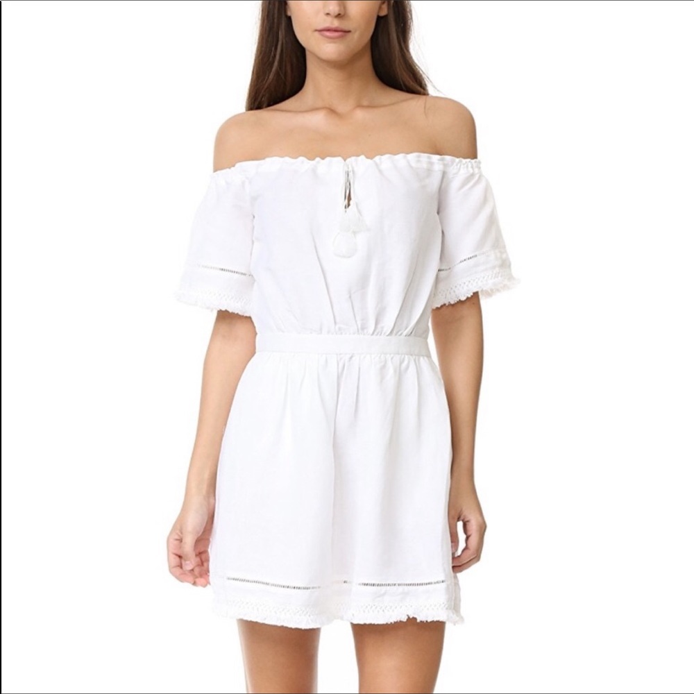 The Jetset Diaries Turismo Off Shoulder Mini Dress